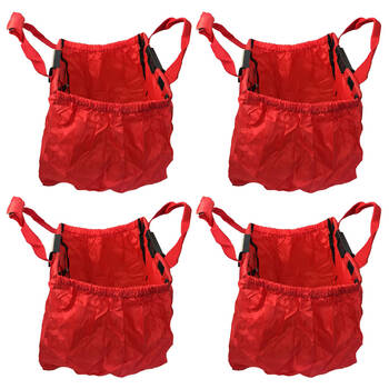4pc Multi Purpose Clip + Carry Bag 4 Pack