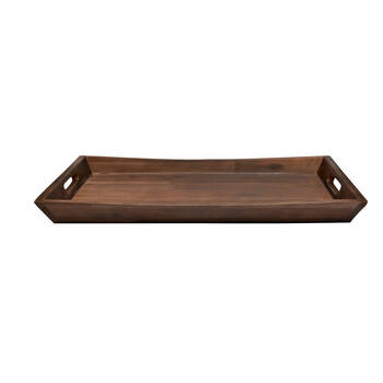 St. Claire Acacia Curved Serving Tray Food Server Wooden 50x35x5cm
