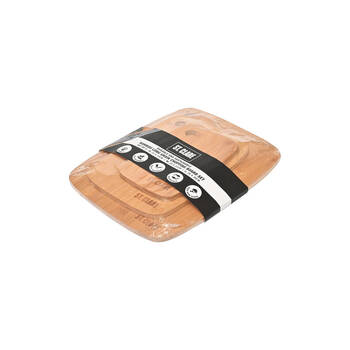 3pc St. Claire Bamboo Long Grain Chopping Board Wooden 38x30cm