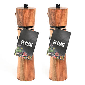 2PK St. Claire Clare Salt & Pepper Grinder Home Kitchen 20cm