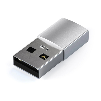 Satechi Aluminium USB-A to USB-C Adapter - Silver