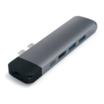 Satechi USB-C Pro Hub with Ethernet & 4K HDMI - Space Grey