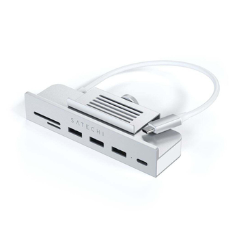 Satechi USB-C Clamp Hub For 24" iMac Silver