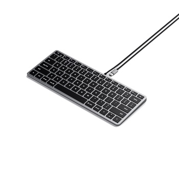 Satechi Slim W1 Wired Backlit Keyboard (Space Grey)