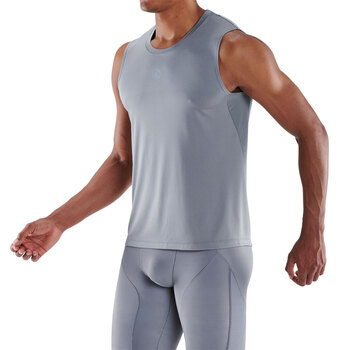 Skins Series-3 Men's Tank Top Mid Grey L