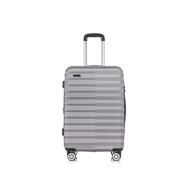 SwissTech Odyssey 76L/66cm Checked Luggage - Silver Grey