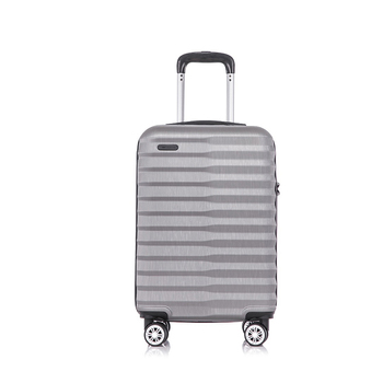 SwissTech Odyssey 43L/56cm Carry On Luggage - Silver Grey