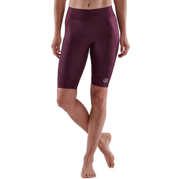 Skins Compression Series-3 Womens Half Tights Burgundy S