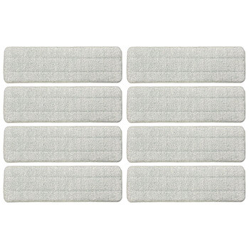 8PK Cleanstar Starmop Replacement Pad Washable/Reusable 20x13cm