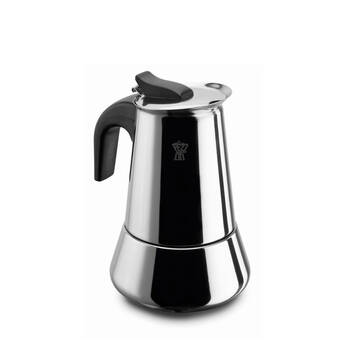 Pezzetti 4-Cup Stainless Steel Stovetop Espresso Coffee Maker - Silver