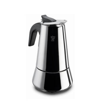 Pezzetti 6-Cup Stainless Steel Stovetop Espresso Coffee Maker - Silver
