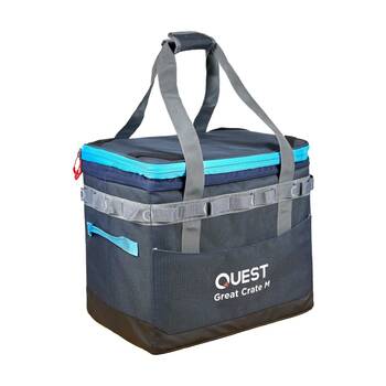 Quest Outdoors Great Crate Collapsible Camping Storage Expandable 36-47L Medium