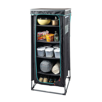 Quest Outdoors 135x48cm Pop Top 5 Shelf Camp Cupboard