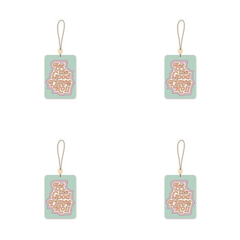 4x 2pc Studio Oh Hanging Car Air Freshener - Good Times