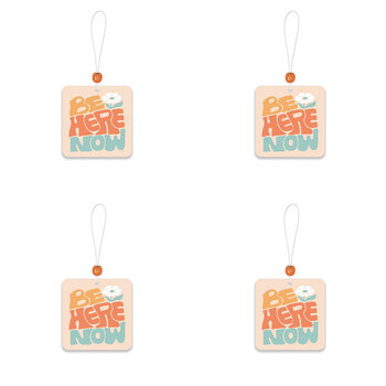 4x 2pc Studio Oh Hanging Car Air Freshener - Be Here Now