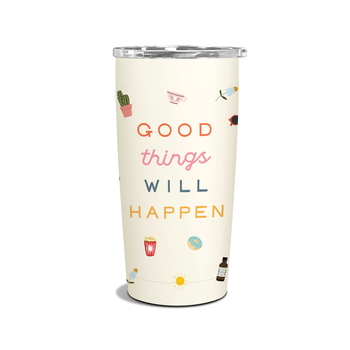Studio Oh Insulated S/S 500ml Coffee Tumbler - Good Things Will Happen