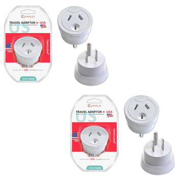 2PK Sansai Travel Adaptor - USA Plug