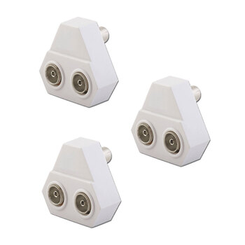 3PK Sansai Indoor TV Antenna Splitters