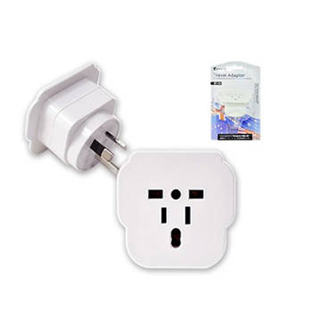 Universal Travel Power Adapter UK US EU Socket to AU/NZ Plug