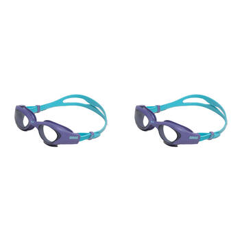 2PK Arena The One Woman Goggles Swimming Eye Protection Smoke/Violet/Turquoise