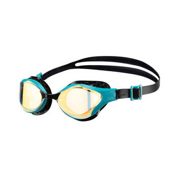Arena Air-Bold Swipe Mirror Goggles Swimming Eye Protection Yellow Copper/Green