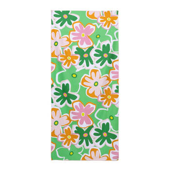 Splosh Summer Pop Sand Free Quick Dry Beach Towel Rectangle 180x80cm Green