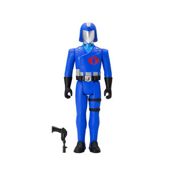 G.I. Joe Cobra Commander ReAction 3.75" Kids Action Figure Toy