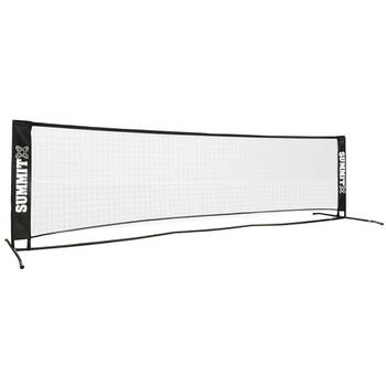 Summit Sports Portable Tennis Net 3m x 0.8m for Half-Court & Kids - Black