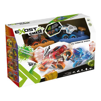 Silverlit Exost Smash N Go Ultimate Power Pack High Speed Battle Cars 5y+