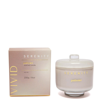 Serenity Vivid 230g Scented Soy Wax Candle - Patissie