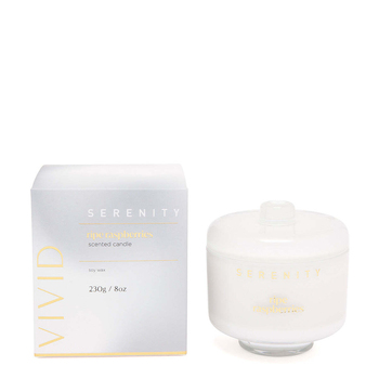 Serenity Vivid 230g Scented Soy Wax Candle - Ripe Raspberries