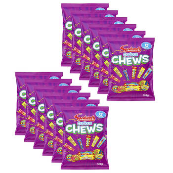 12x 12pc Swizzels Curious Chews Candy Lollies 120g Sweets Confectionery