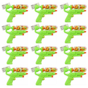 12PK Kids/Children Super Water Pistol Gun Play Toy w/ Candy 25g Assorted