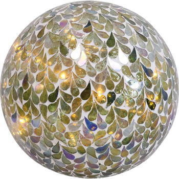 LVD 20x20cm LED Glass Ball Mosaic Artichoke Medium