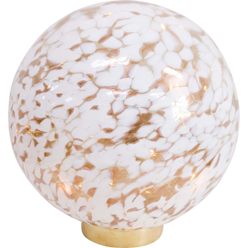 LVD 26x26cm LED Glass Ball Round XL Home Decor - White