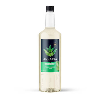 Arkadia Peppermint Beverage Flavouring Syrup 1L 9x30cm - Green