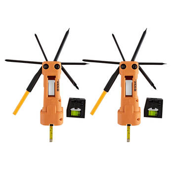 2x 10pc Resolve Home Decor Multi-Tool Set - Orange