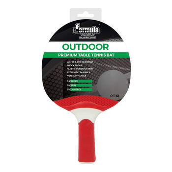 Formula Sports Premium Outdoor Table Tennis Pingpong Bat Paddle Red