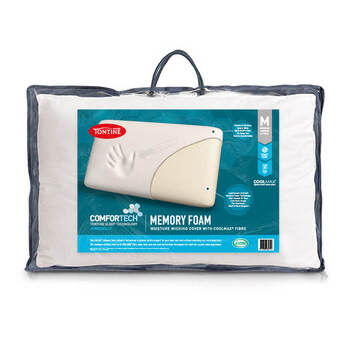 Tontine Comfortech Coolmax Memory Foam Sleeping Pillow
