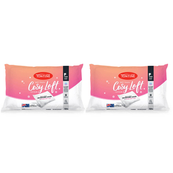 2PK Tontine Cosy Loft Sleeping Rectangle Pillow - Firm