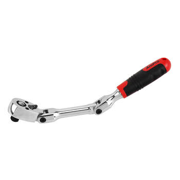 Ampro T29828 3/8" Drive Double Flex Ratchet/Socket Spanner Tool 250mm