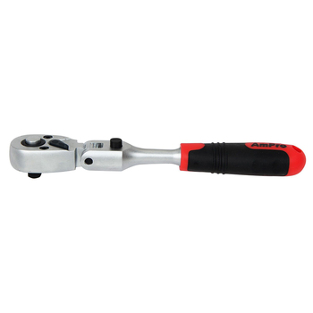 Ampro 1/4" Drive Flex Head Ratchet with Lock T29956