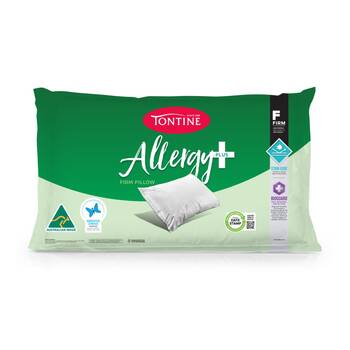 Tontine Allergy Plus Stain Ease Pillow High & Firm Athsma Friendly Standard