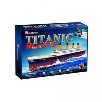 Cubic Fun Titanic (Large) Kids/Childrens 3D Puzzle 8y+