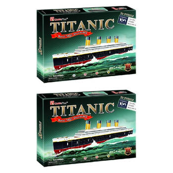 2PK Cubic Fun Titanic (Small) Kids/Childrens 3D Puzzle 8y+