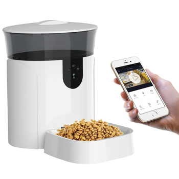 Tech 4 Pets 7L Smart Pet Dog/Cat Automatic Food Feeder w/ Camera