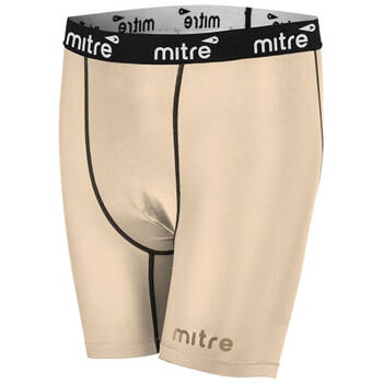 Mitre Neutron Sports Men's Compression Shorts Size XL Beige/Flesh