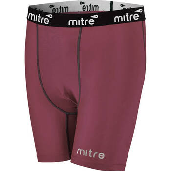 Mitre Neutron Compression Shorts Size MY (Aged 8-10) Maroon