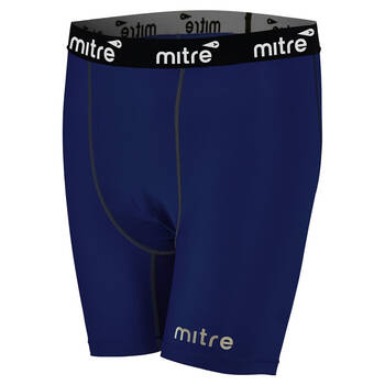 Mitre Neutron Sports Men's Compression Short Size LG Navy