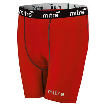 Mitre Neutron Sports Men's Compression Short Size XS Scarlet
